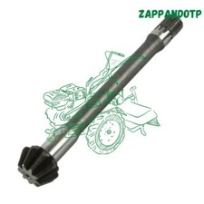 COPPIA CONICA INFERIORE PIGNONE+CORONA+ASSE LISCIO GOLDONI FRESA 21 DENTI 9 25