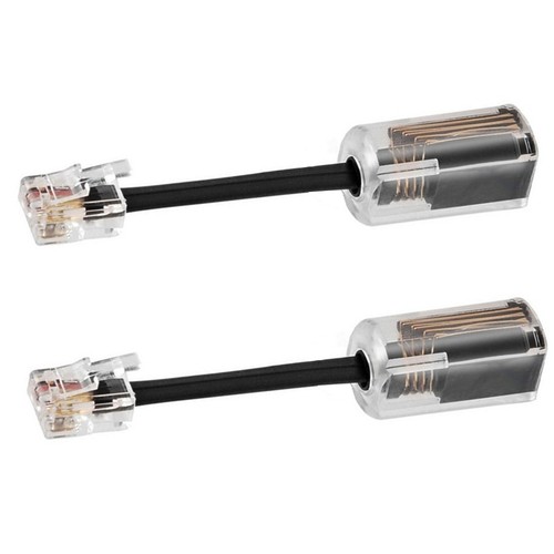 2 szt. 360° Obrotowy kabel telefoniczny Detangler Landline Przewód obrotowy Untangler