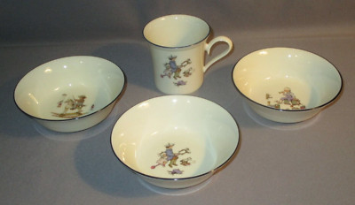 Lot of 4 Lenox Special Child Bowl Cup Mug Boy Train Hobby Rocking Horse