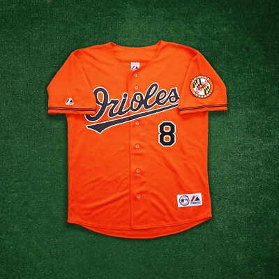 Cal Ripken Jr. Baltimore Orioles Men's Alternate Orange Jersey w