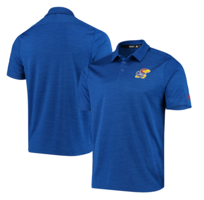 KANSAS JAYHAWKS SHIRT-ADIDAS COACHES POLO-ADULT SIZES-NWT-$75 RETAIL