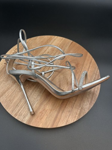 Revolve Schutz Adeline Crystal Rhinestone Stilettos Size 7B - Picture 14 of 23