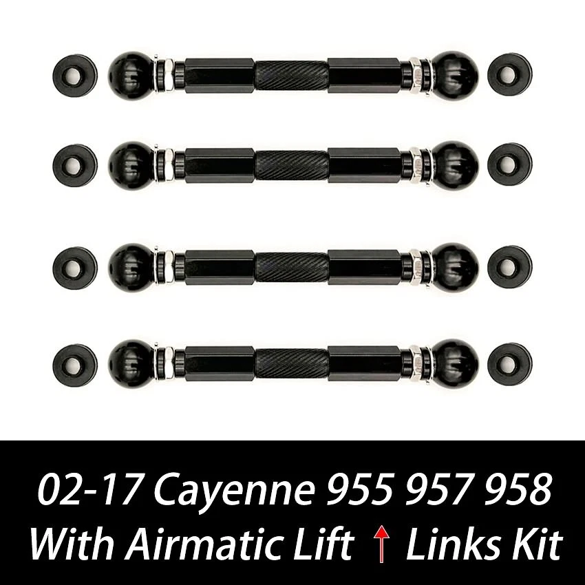 For Porsche Cayenne S 955 957 958 Adjustable Air Suspension Lift Kit Rise Links - Image 2 of 4