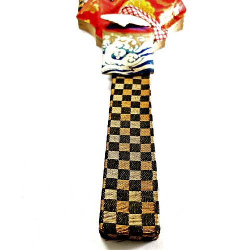 Japanese Geisha Hagoita Wooden Fan Paddle Vtg Hanetsuki Badminton Hand-Paint A1 - Picture 11 of 11