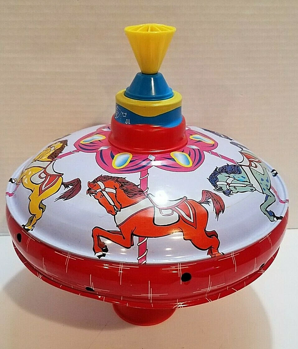 Carousel Spinning Top Traditional Spin 9.5
