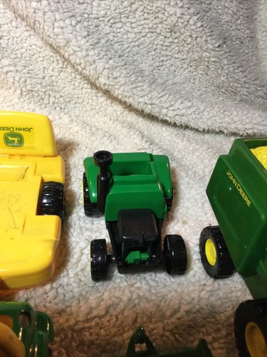 John Deere Toys Plastic Tractor & 6-wheel Gator/Combine~Lot Of 6~RC2/Mega Blocks - Picture 6 of 12