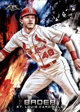 2018 Topps Fire #163 Harrison Bader RC - BB