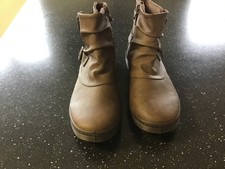 Womens Blowfish Brown Ankle Boots UK6 EU39