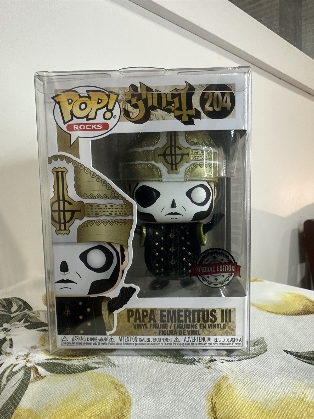 Funko Pop! Rocks Ghost Papa Emeritus III #204 Special Edition Vinyl Figure