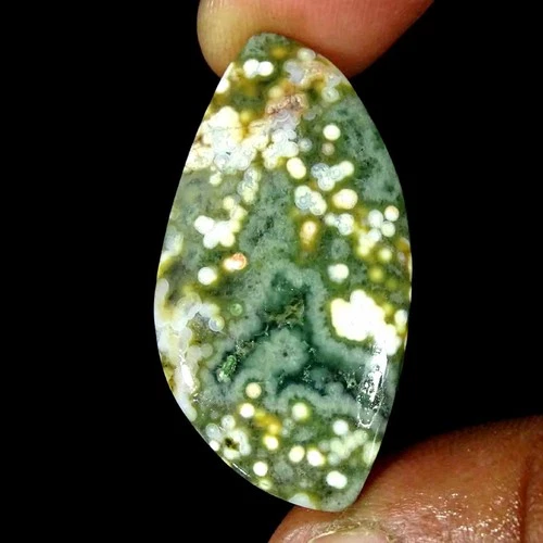 36.60Cts Natural Ocean Jasper Cabochon Loose Gemstone Pair 22x43x5mm Fancy