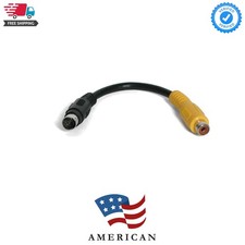 NEW 6" S-Video to Composite Cables Audio  Video  4 Pin S Video to RCA, S-Vi...
