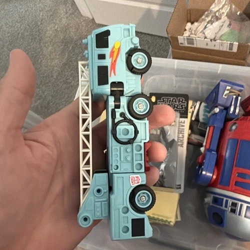 Vintage 1986 Hasbro Takara Transformers G1 Figure Hot Spot Defensor Fire Engine