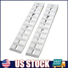 72"/84"/94" Aluminum Ramps 6000Lbs Car Trailer Trucks Auto Loading Ramp Hook End