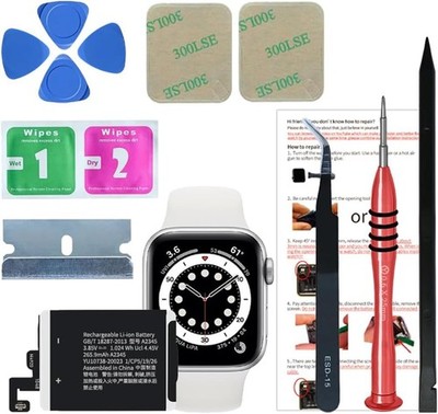 Replacement Battery for Apple Watch Series 6 40mm S6 44mm 265.9mAh iWatch 6