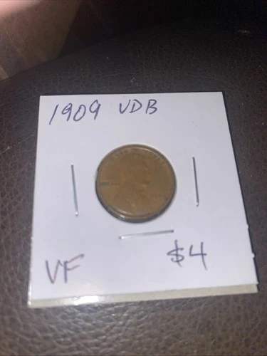 1909 VDB Lincoln Cent VF. $4