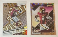 Dyami Brown ROOKIE LOT (2) - Washington Commanders - 2021 Donruss Football