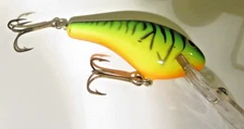 Vintage NEW - True Bagleys Bait - WH FL  Diving Killer B 2 Fire Tiger Rare Find