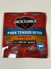 Jack Link's Pork Tender Bites, BBQ - Tender & Flavorful FRESH - Comb.SHIP +$1/ea