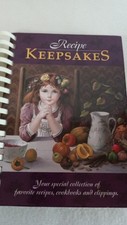 Recipe Keeper Book, "Recipe Keepsakes,". A special place to store Favorites.