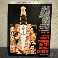 Murder on the Orient Express (4K Blu-ray, 1974) with OOP Slipcover - Kino Lorber