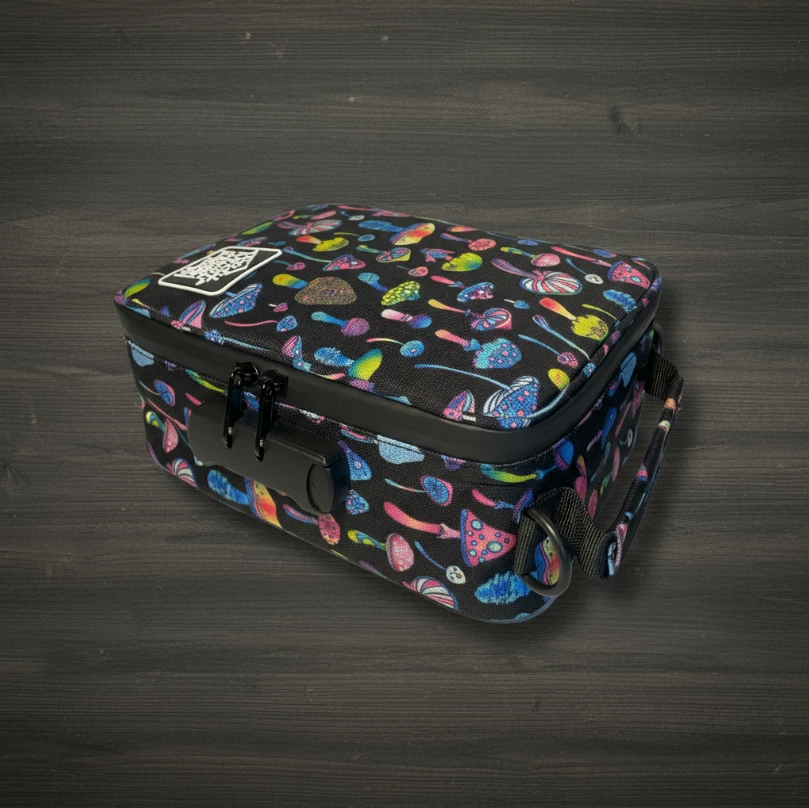 Bolsa de armazenamento de viagem com trava com forro combo de trava e controle de odor - Imagem 3 de 3