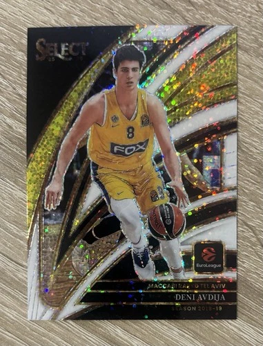2025 Panini Select EuroLeague Basketball White Sparkle Deni Avdija #252