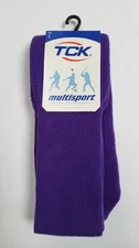 New TCK Pro Sport Multisport Knee High Socks Purple Football Soccer Baseball - L