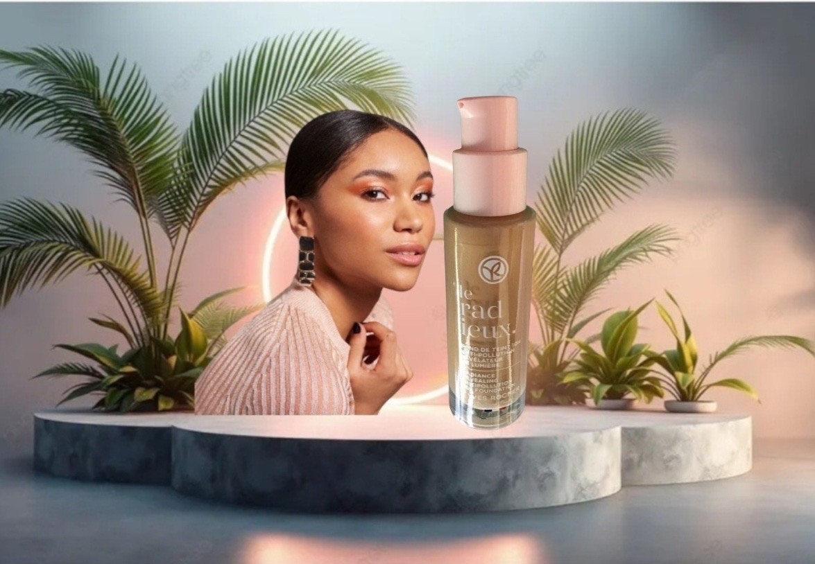 Fond de teint Le Radieux Yves Rocher Beige 200 pour masquer la fatigue et la pollution