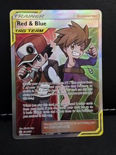 Red & Blue (Full Art) Ultra Rare SM - Cosmic Eclipse 234/236 Near Mint on eBay