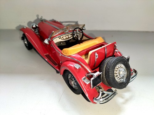 Franklin Mint 1/24 1935 Mercedes Benz 500K Special Roadster ottimo completo - Foto 9 di 14