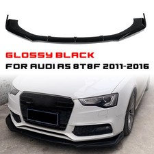 Frontspoiler Lippe Stoßstange Schwarz Glanz Für Audi A5 8T8F 2011-2016