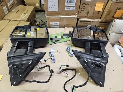 Used Tow Mirrors Power Fold Switchback For 2009-2018 Dodge Ram 1500 2500 3500