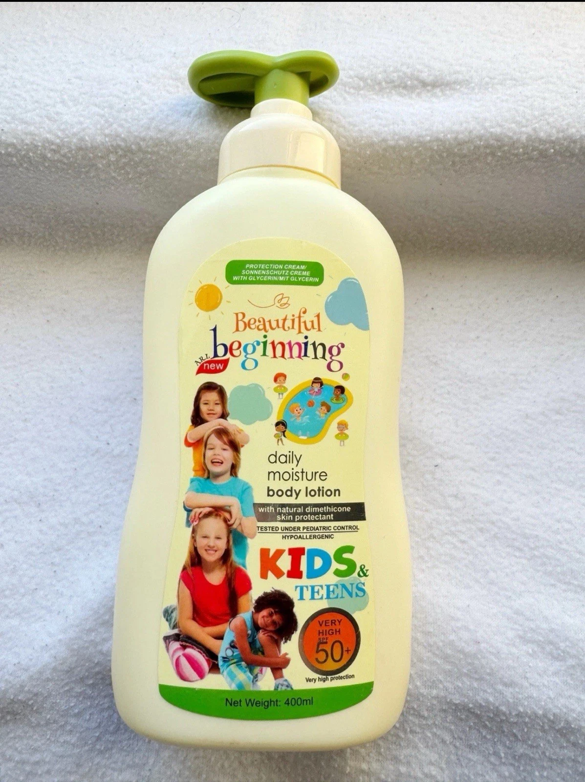 Beautiful Beginning Kids & Teen Brightening Lotion 400ml - Spf 50
Opens in a new window or tab