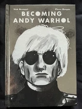 NEW Becoming Andy Warhol (Abrams ComicArts 2016, Hardcover) Pop Art GraphicNovel
