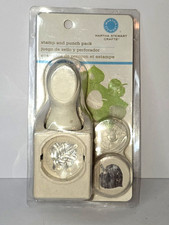 2009 Martha Stewart Crafts Stamp and Punch Pack Leaf 42-25009 Unused