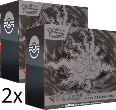 Pitch Black POKEMON CENTER 2X Elite Trainer Box PC ETB *Presale*