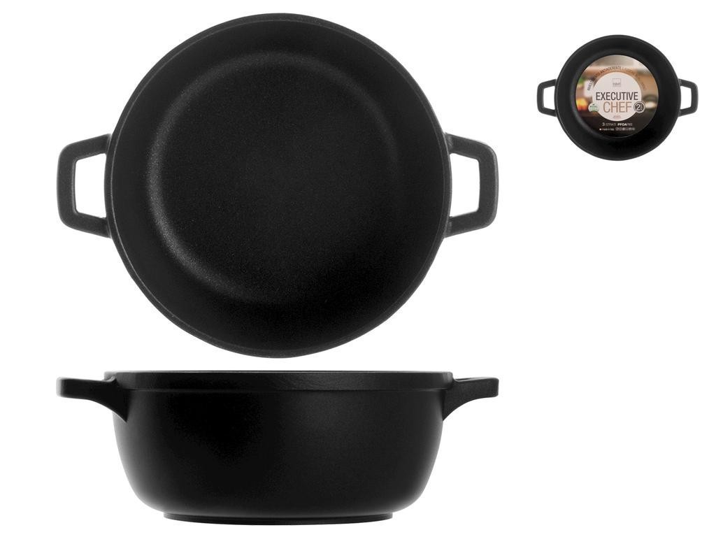 Casserole Fusion Non-Stick Extra Chef 2 Handles Diameter Cm18 Brand H&h