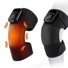 Heated Knee Massager Cordless with 3 Levels Vibration for Knee Joint Pain Relief