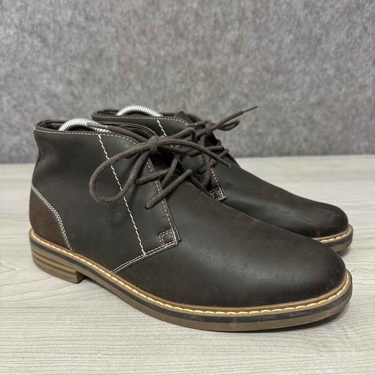 Arizona Jean Company Men’s Lace Up Chukka Ankle Boots Leather in Brown 8 Arizona Jean Company Lace-Up Boots for Men | Mercari main image 2