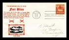 DR JIM STAMPS US COVER FORT BLISS CENTENNIAL FDC SCOTT 976 CROSBY PHOTO CACHET