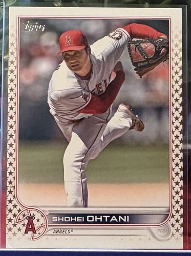 2022 Topps Series 2 Shohei Ohtani #660 Gold Star Print Angels Dodgers (7)