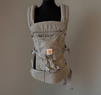 Ergobaby Carrier Adapt Ergonomic Pearl Gray Minimalist Unisex CLEAN!