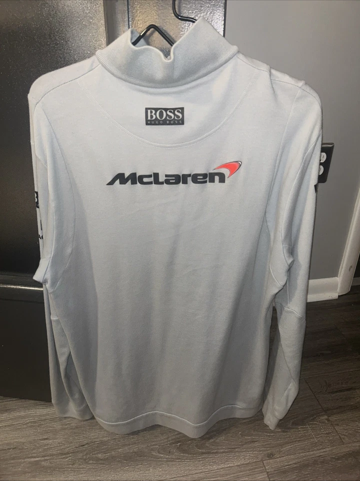 Official Hugo Boss McLaren Mercedes F1 Team 1/4 Zip XL - Image 2 of 3