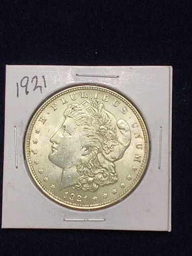 1921 $1 Morgan Silver Dollar AU High Grade