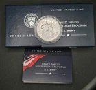U.S. Mint Armed Forces 1oz .999 Silver Medal (U.S. Army) w/ Box & COA
