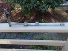 Vintage Adjustable Arm Length Street Sign Bracket OAL 29.5" H.-D. Cast Aluminum