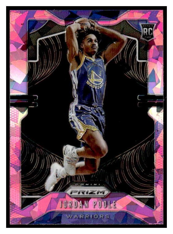 2019-20 Prizm pink ice 272 RC Jordan Poole Goldan State Warriors