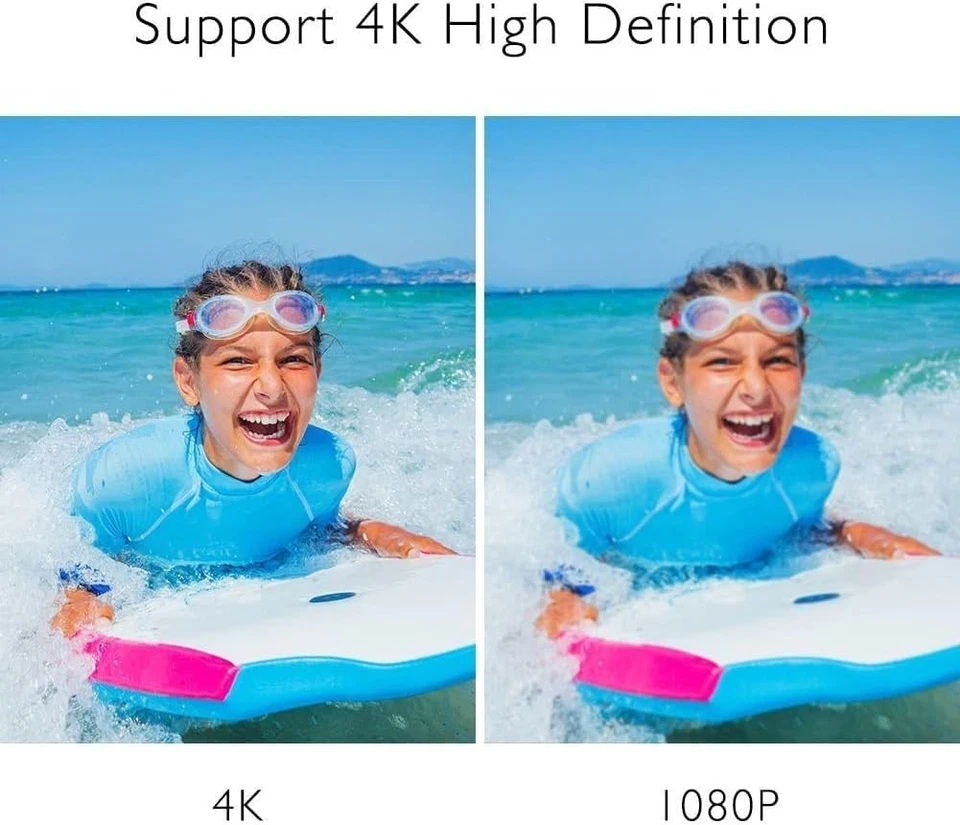 AKASO EK7000 4K30FPS Action Camera - 20MP Ultra HD Underwater 170 Blue  - Image 3 of 4