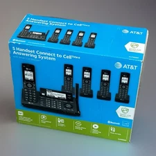 AT&T 5-Handset Connect to Cell Phone Answering System with Call Blocker CLP99587