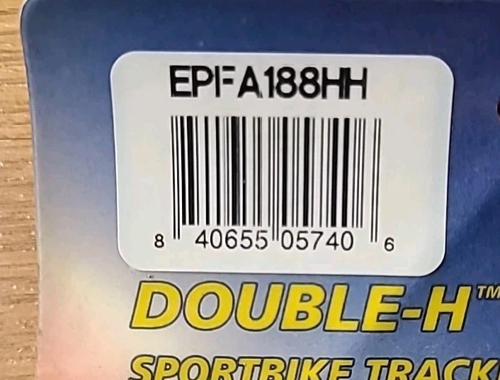 Front Brake Pads Suzuki GSX GSF Kawasaki Ninja EBC EPFA188HH Sintered - Image 2 of 4